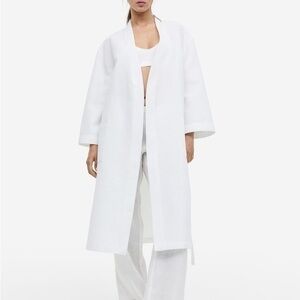 NWOT waffle white bathrobe